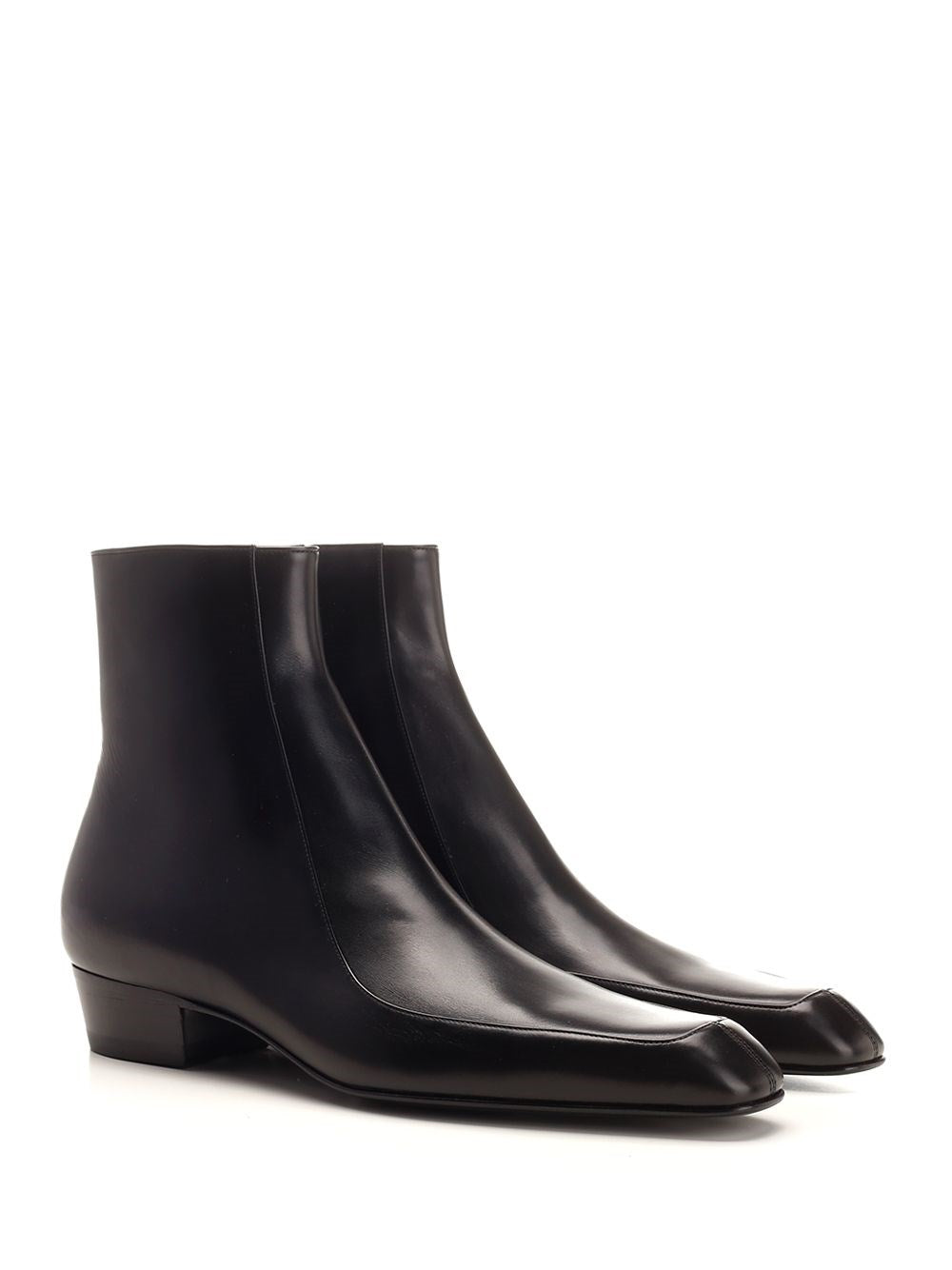 Saint Laurent Men "Augustin" Ankle Boots