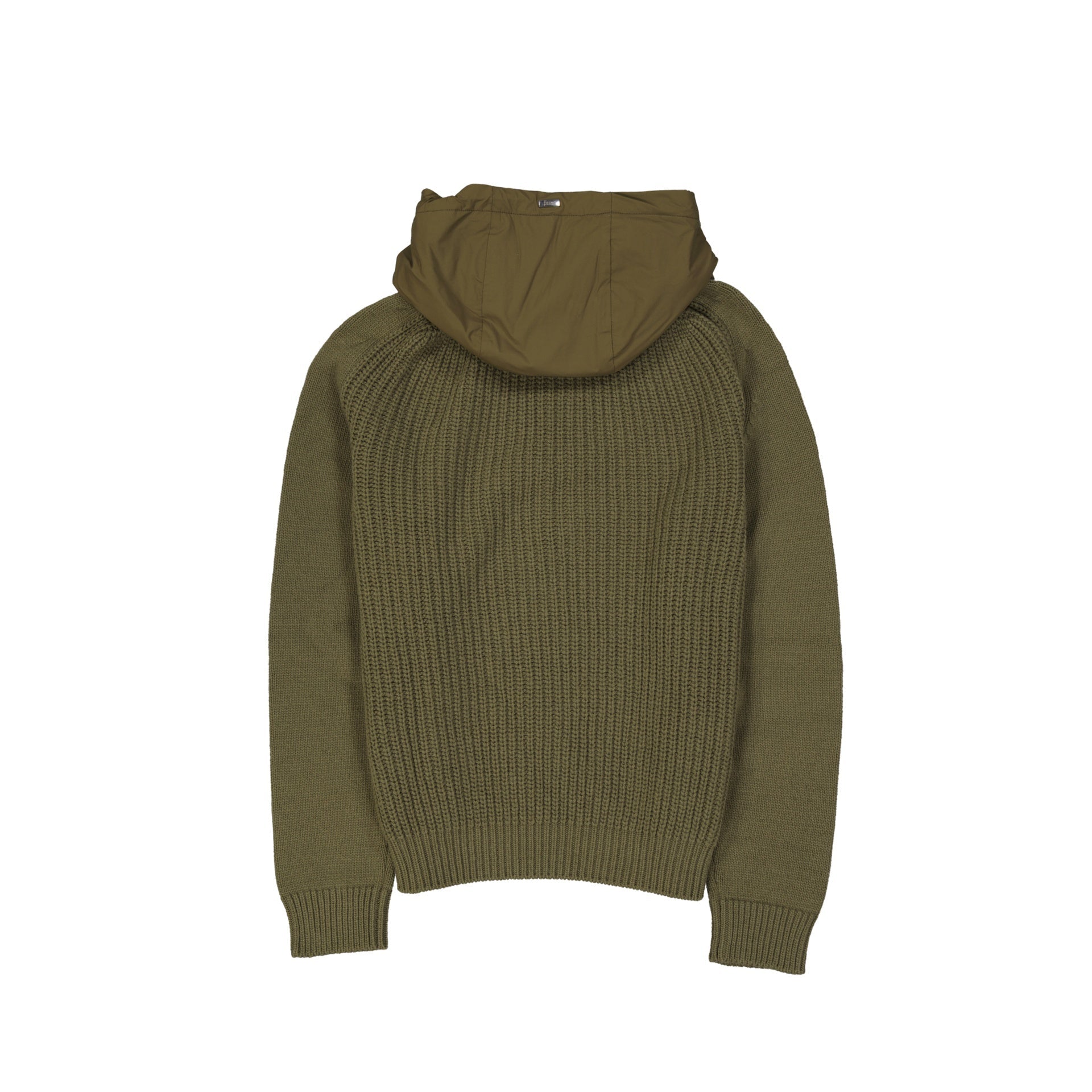 Herno Long-Sleeved Hooded Knitted Jumper Men HERNO