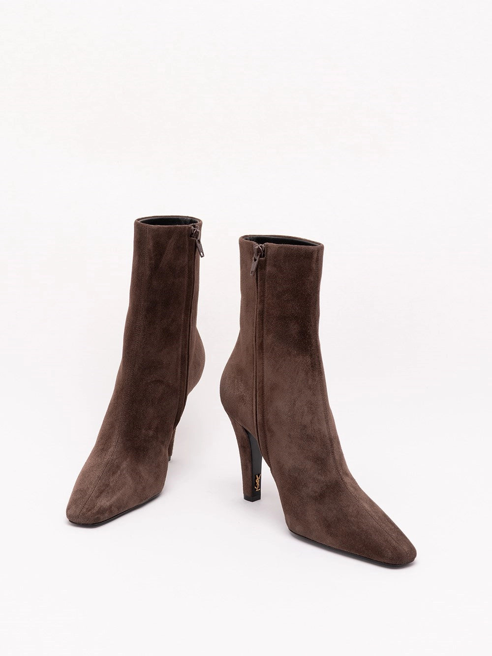 Saint Laurent Women Jill Booties In Suede SAINT LAURENT