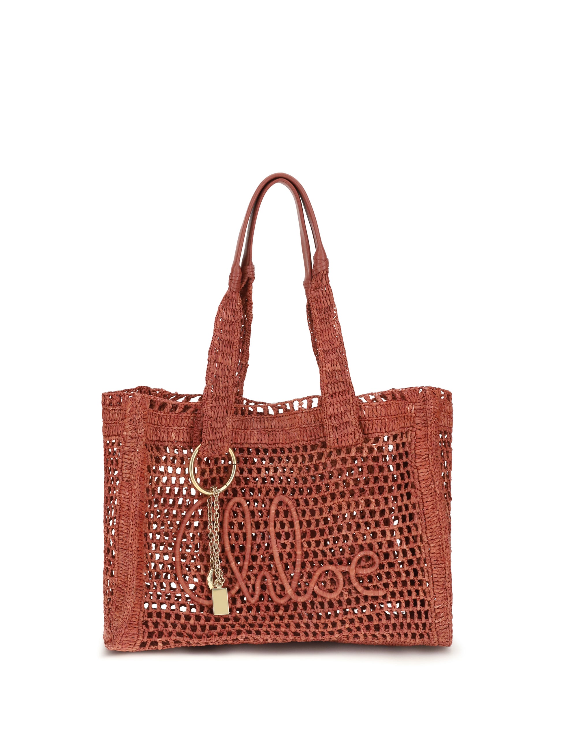 Chloé Women East-West Summer Banana Raffia Tote Bag CHLOE