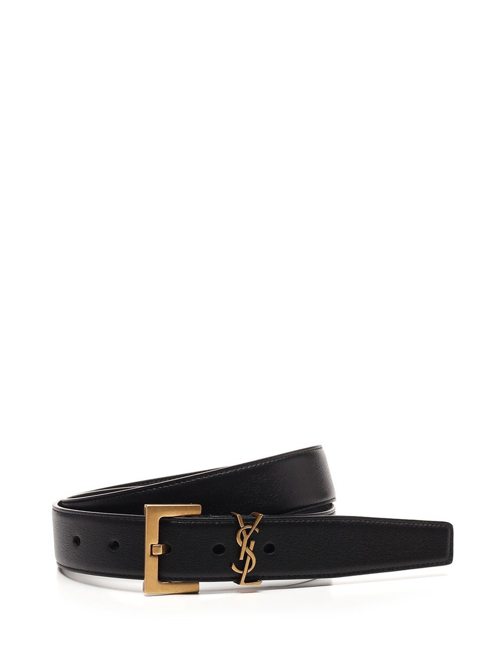 Saint Laurent Women "Ysl" Buckle Belt SAINT LAURENT