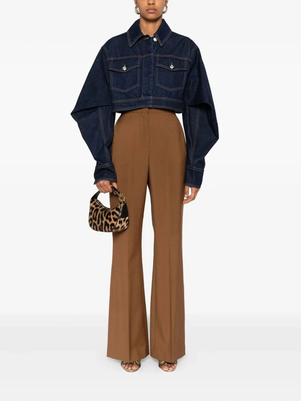 Fendi Women Wool Mohair Pants FENDI