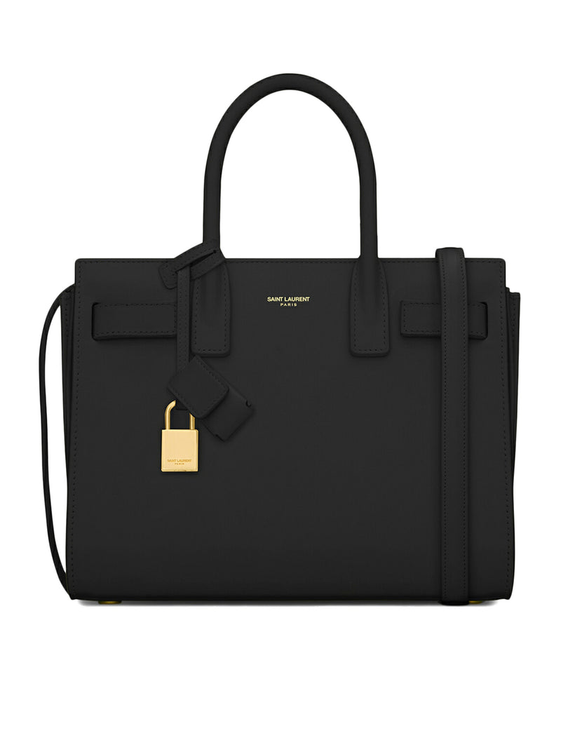 Saint Laurent Women Sac De Jour Baby In Black Leather Bag SAINT LAURENT