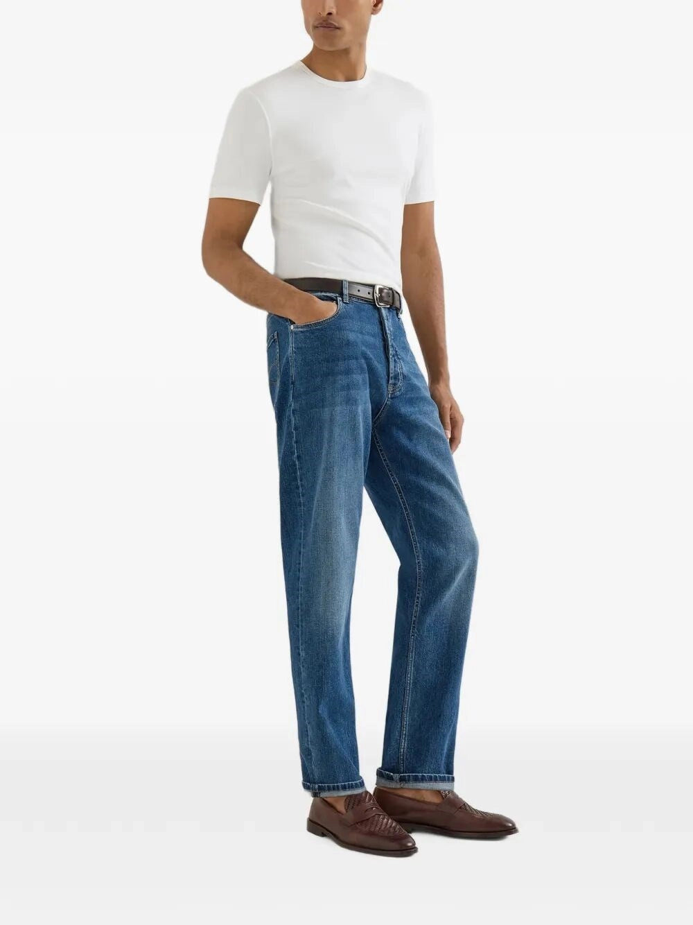 Brunello Cucinelli Men Denim Pants BRUNELLO CUCINELLI