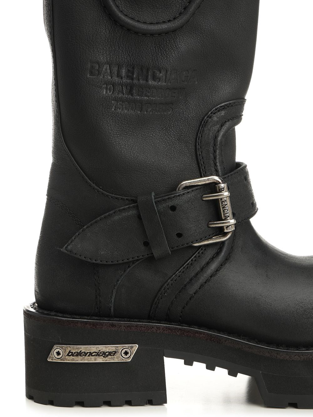 Balenciaga Women "Venom" Leather Boots