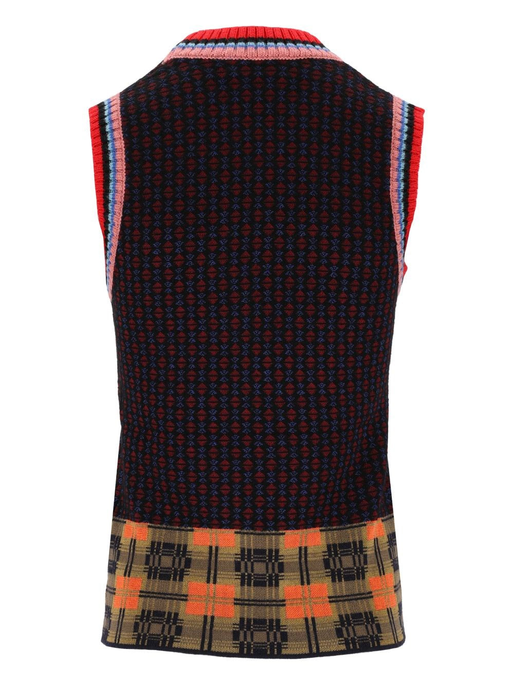 Dries Van Noten Women Embroidered Wool-Blend Temi Vest DRIES VAN NOTEN