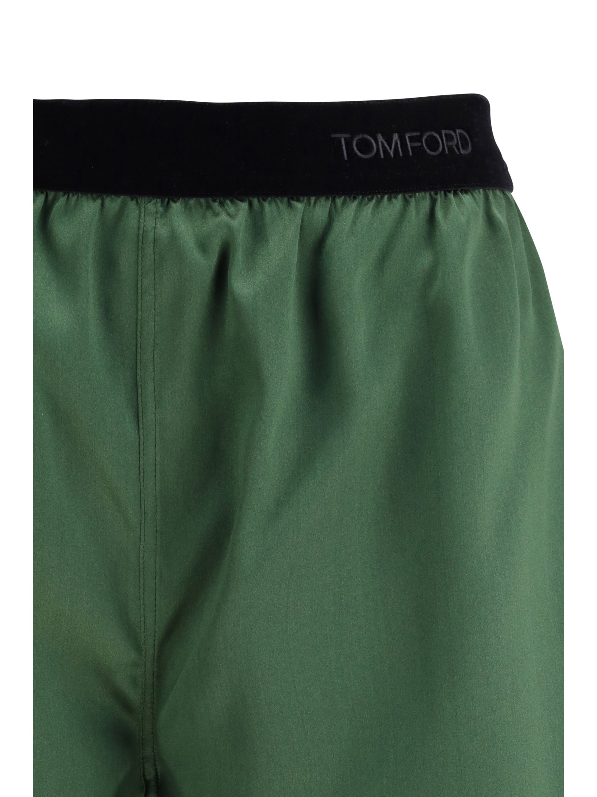 Tom Ford Women Stretch Silk Satin Pj Shorts TOM FORD