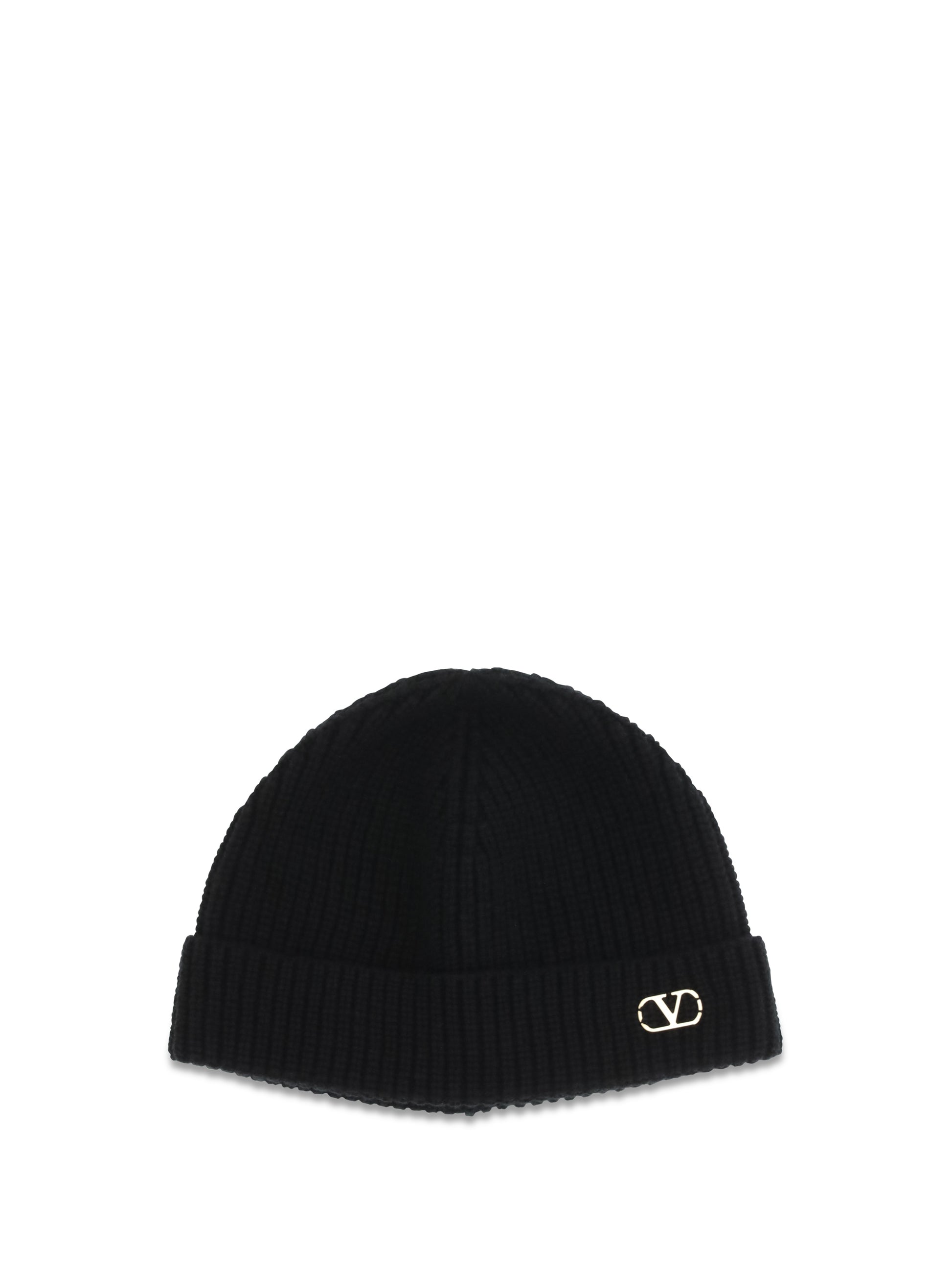 Valentino Garavani Men Vlogo Beanie In Cashmere VALENTINO GARAVANI