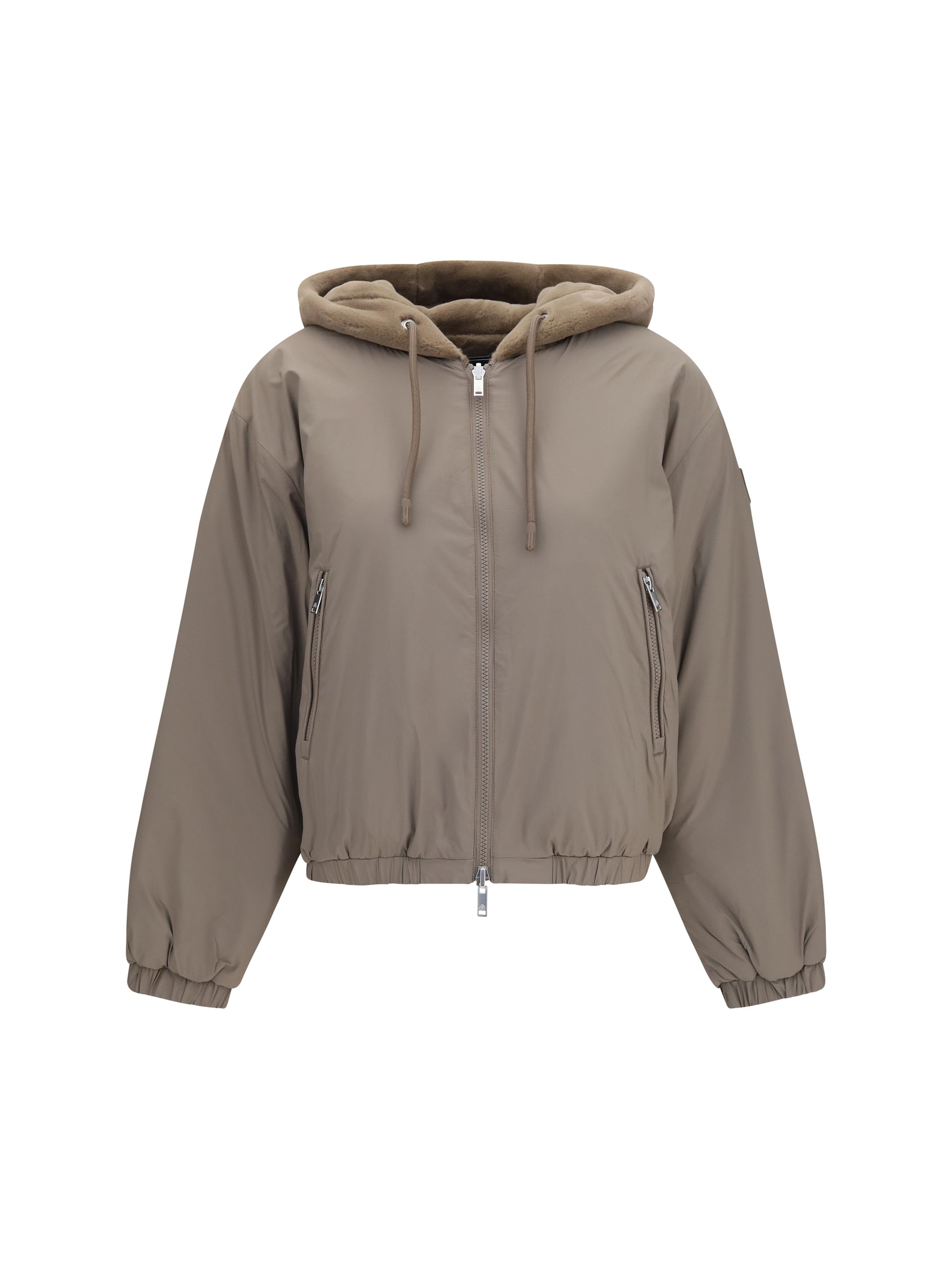 Moose Knuckles Women Eaton Bunny Reversible Hoodie MOOSE KNUCKLES