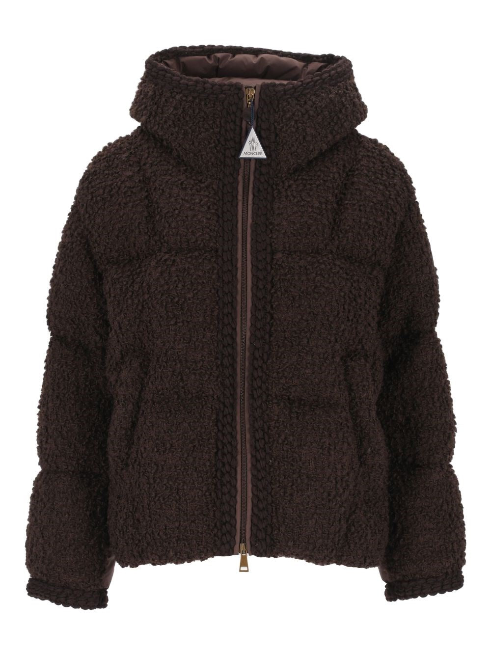 Moncler Women Short "Cristallin" Jacket With Hood. MONCLER