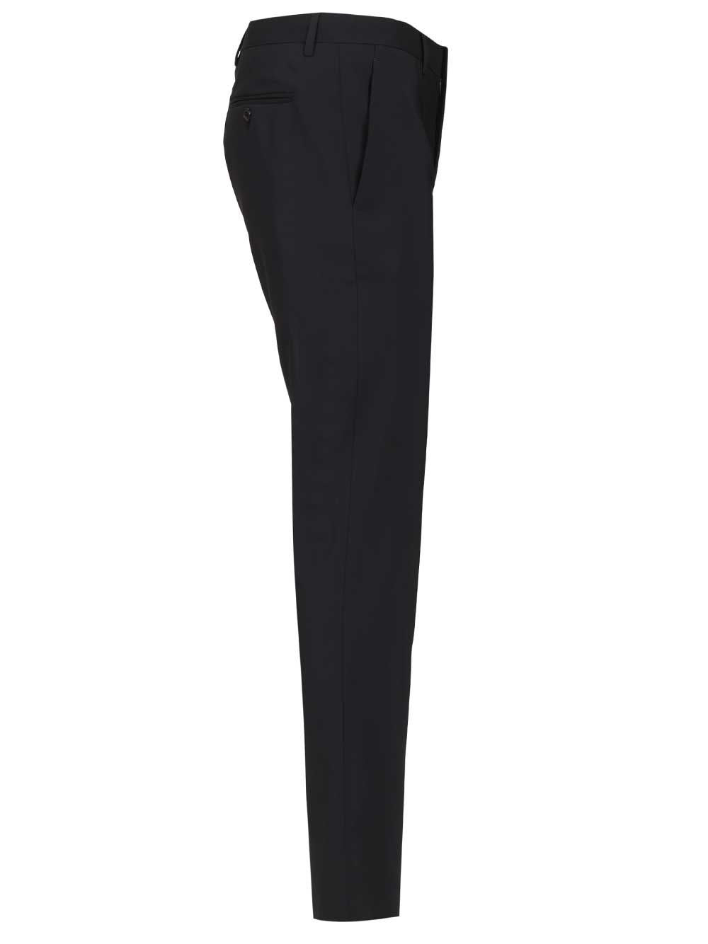 Giorgio Armani Men Flat Front Trousers In Virgin Wool GIORGIO ARMANI