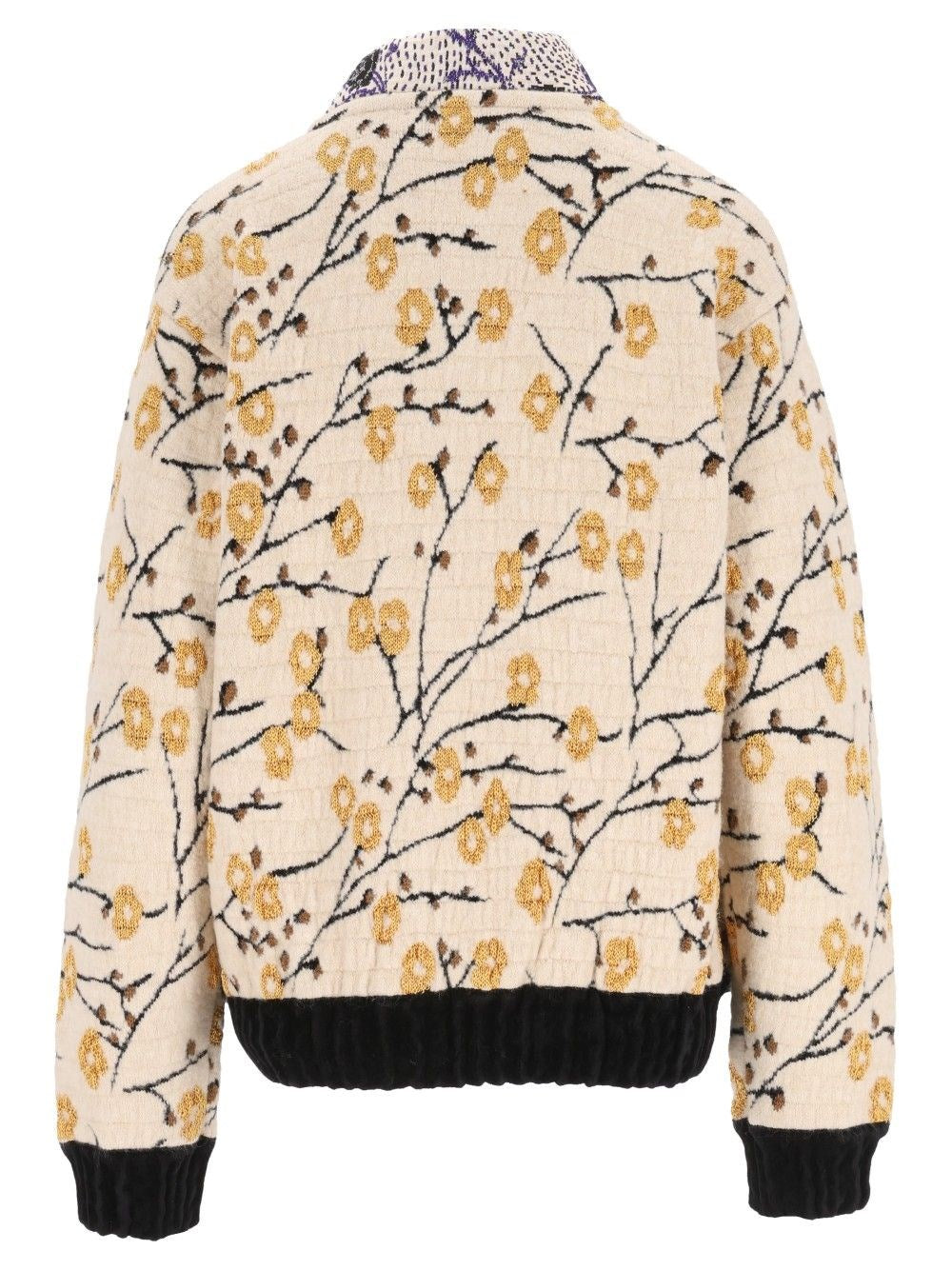 Forte_Forte Women "Cherry Blossom" Jacquard Bomber Jacket"Cherry Blossom" Jacquard Bomber Jacket FORTE FORTE
