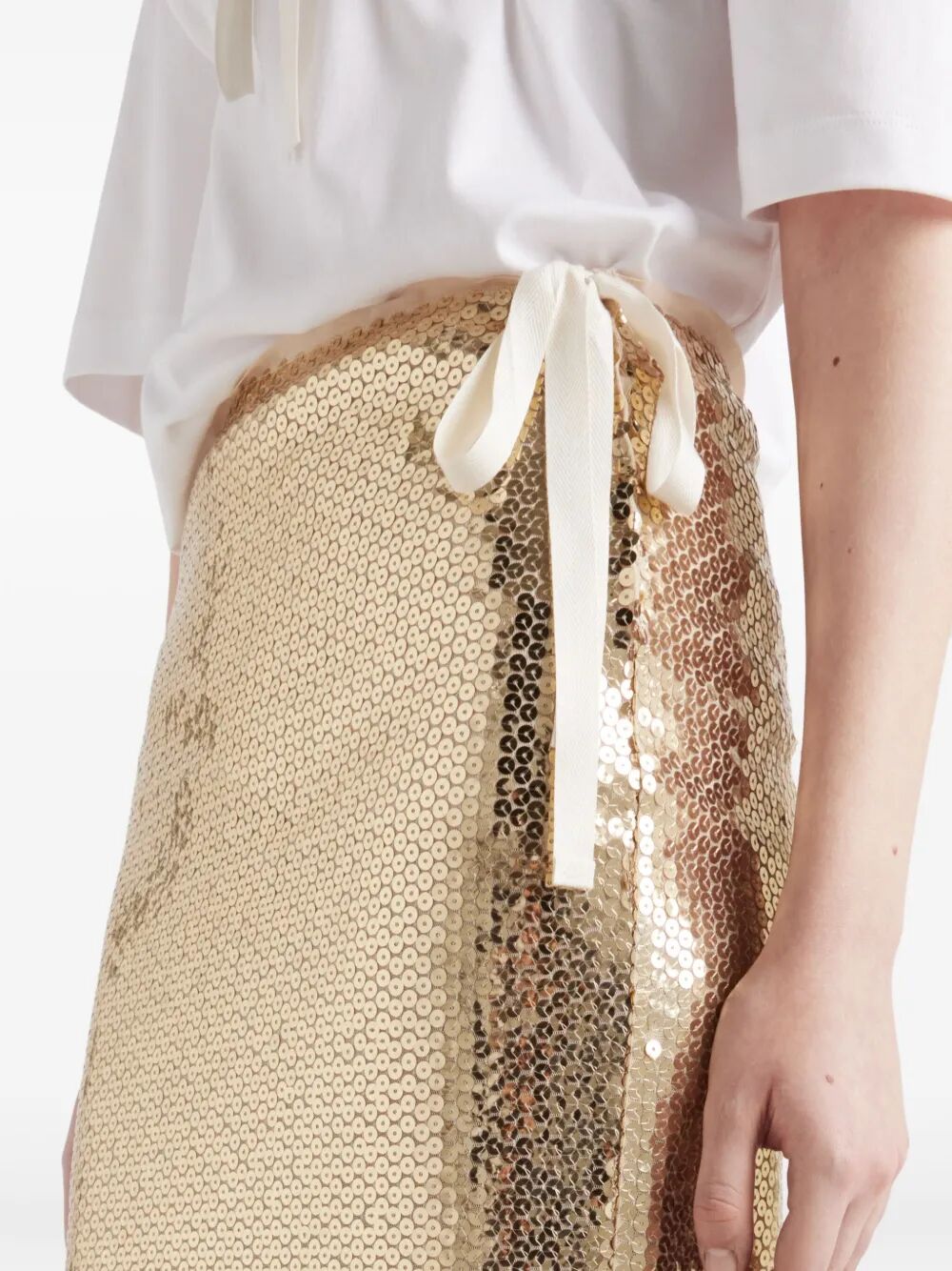 Prada Women Sequined Pencil Skirt PRADA
