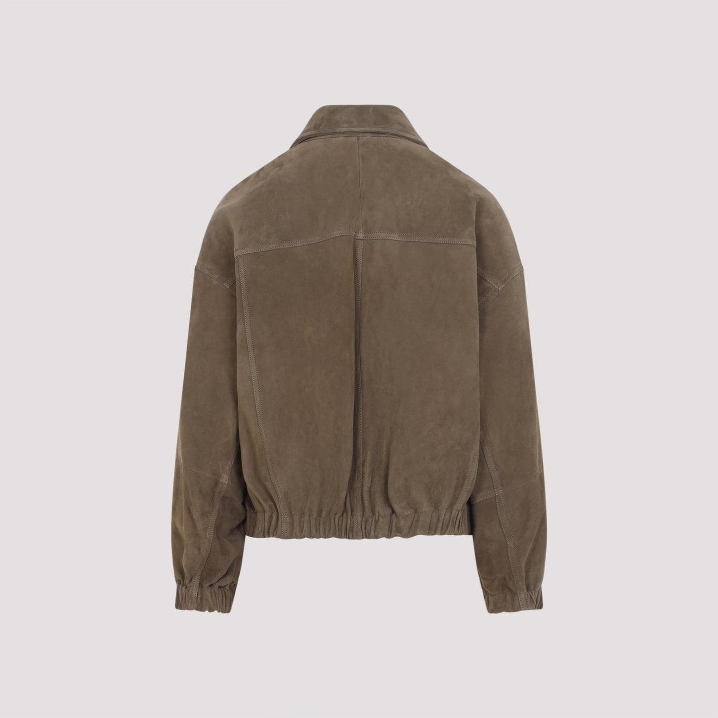 Brunello Cucinelli Suede Leather Jacket Women BRUNELLO CUCINELLI