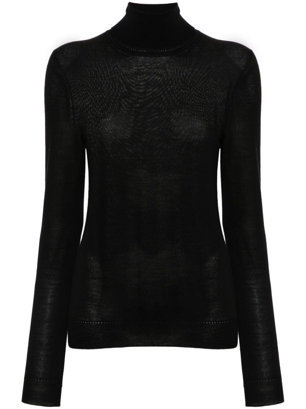 Saint Laurent Women Cassandre Wool Turtleneck Sweater SAINT LAURENT