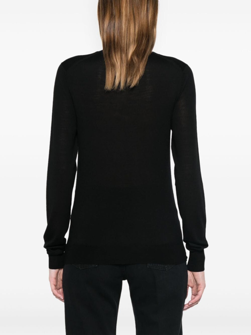 Saint Laurent Women Cassandre Wool Turtleneck Sweater SAINT LAURENT