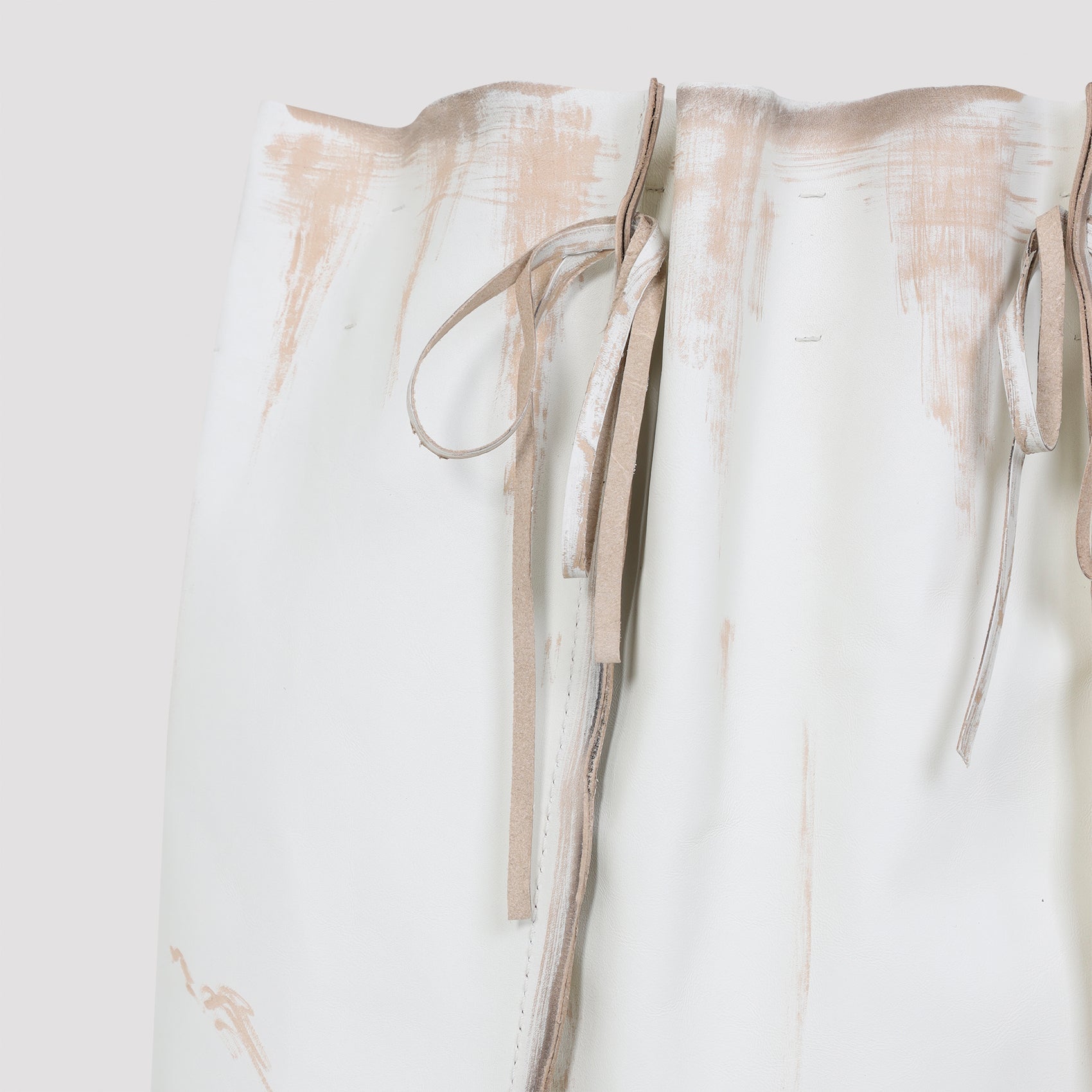 Prada Calf Leather Midi Skirt Women PRADA