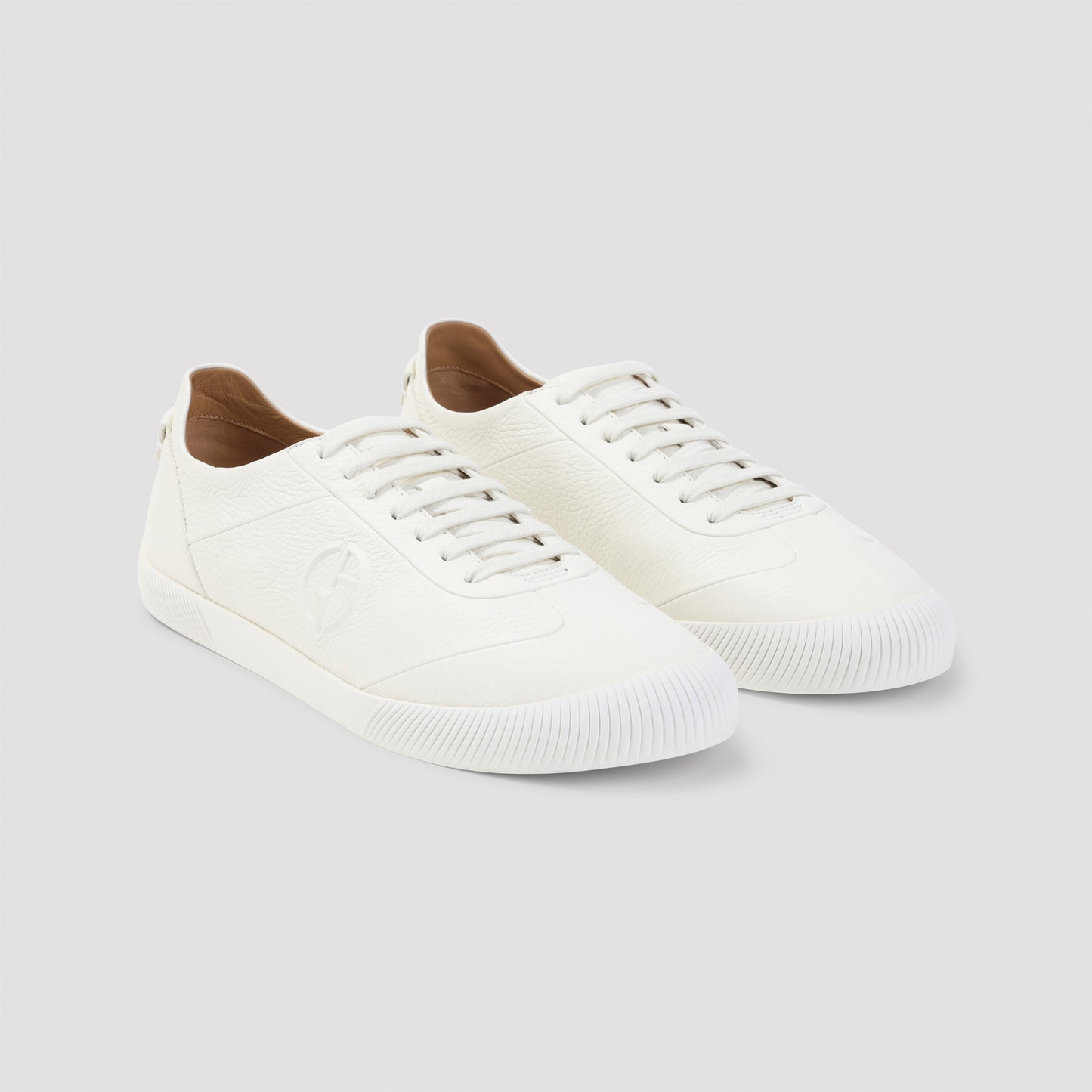 Giorgio Armani Leather Sneakers Men GIORGIO ARMANI