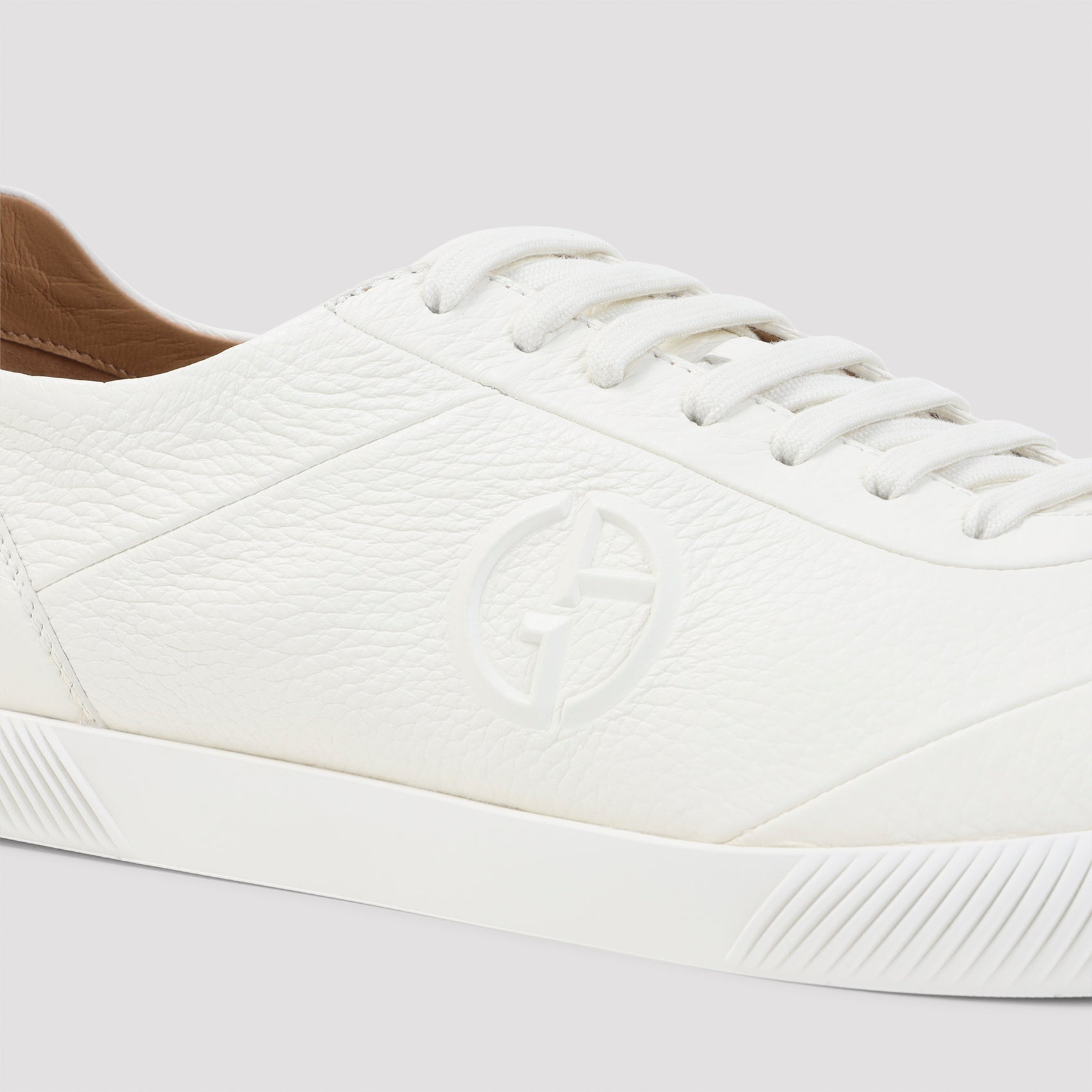 Giorgio Armani Leather Sneakers Men GIORGIO ARMANI