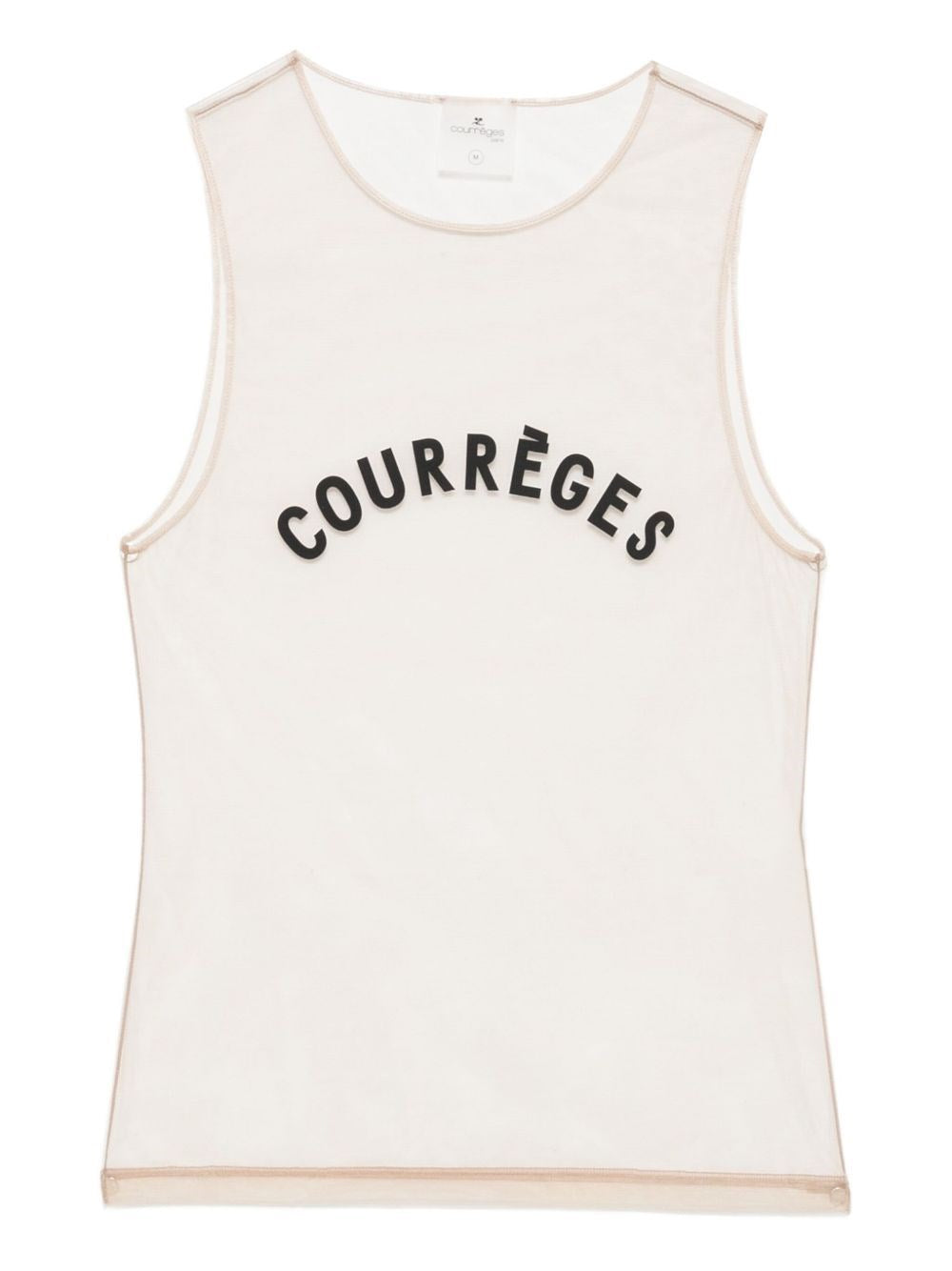 Courreges Women "Illusion" Tulle Top COURREGES
