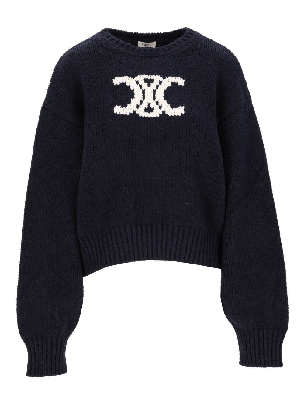 Celine Women Triomphe Jacquard Knit CELINE