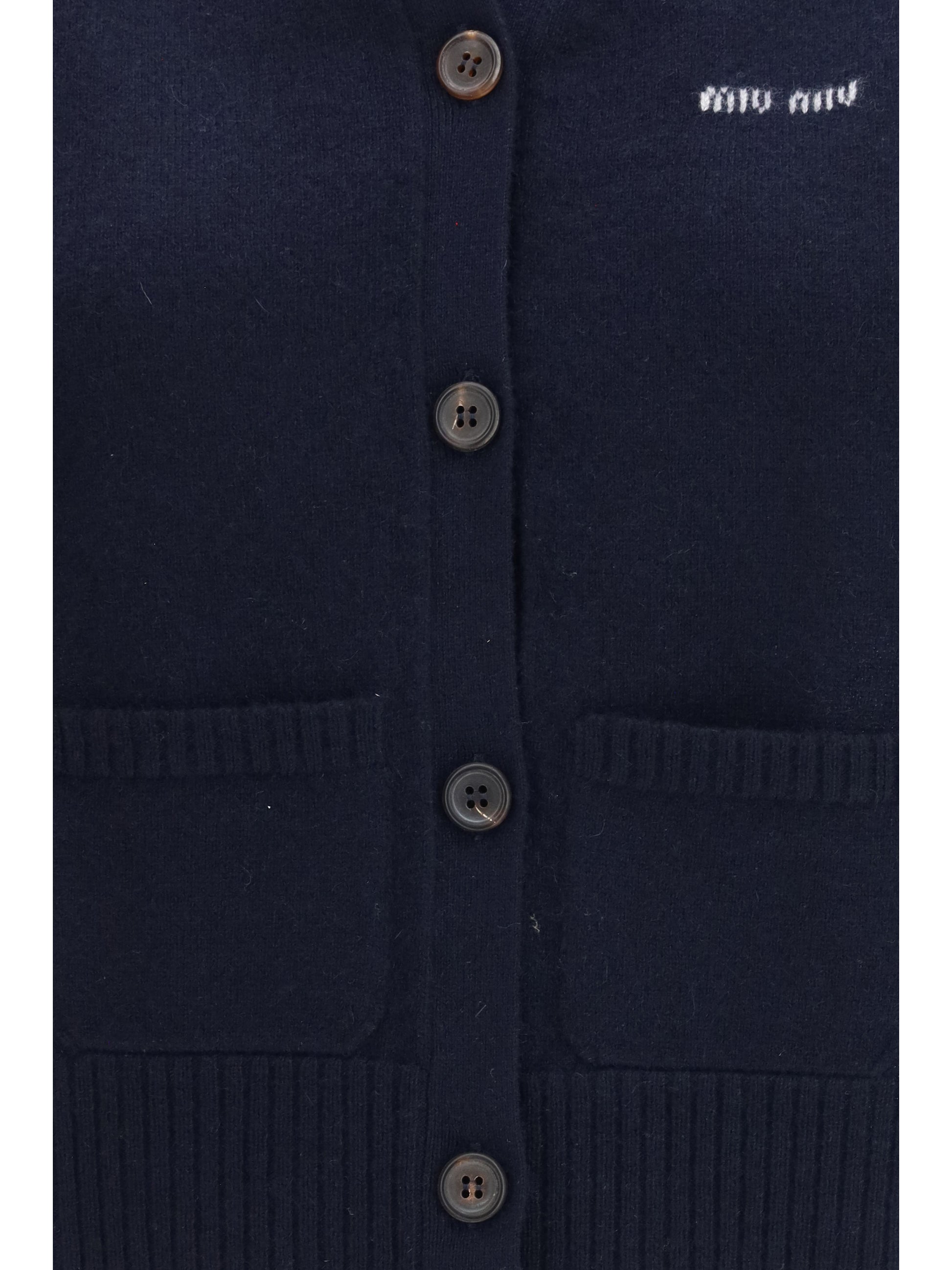 Miu Miu Women Cashmere Cardigan Vest MIU MIU