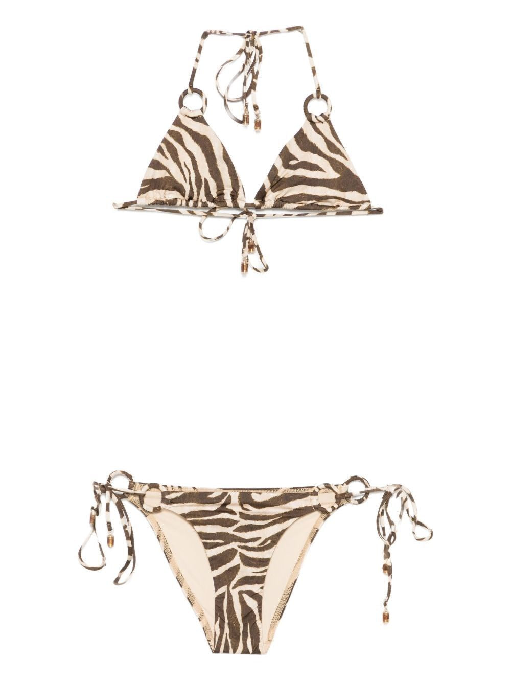 Zimmermann Women Wanderlust Animal Print Bikini ZIMMERMANN