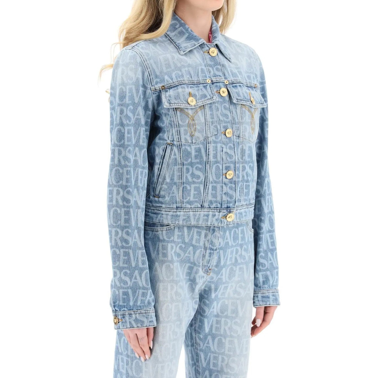 Versace Denim Jacket Women VERSACE