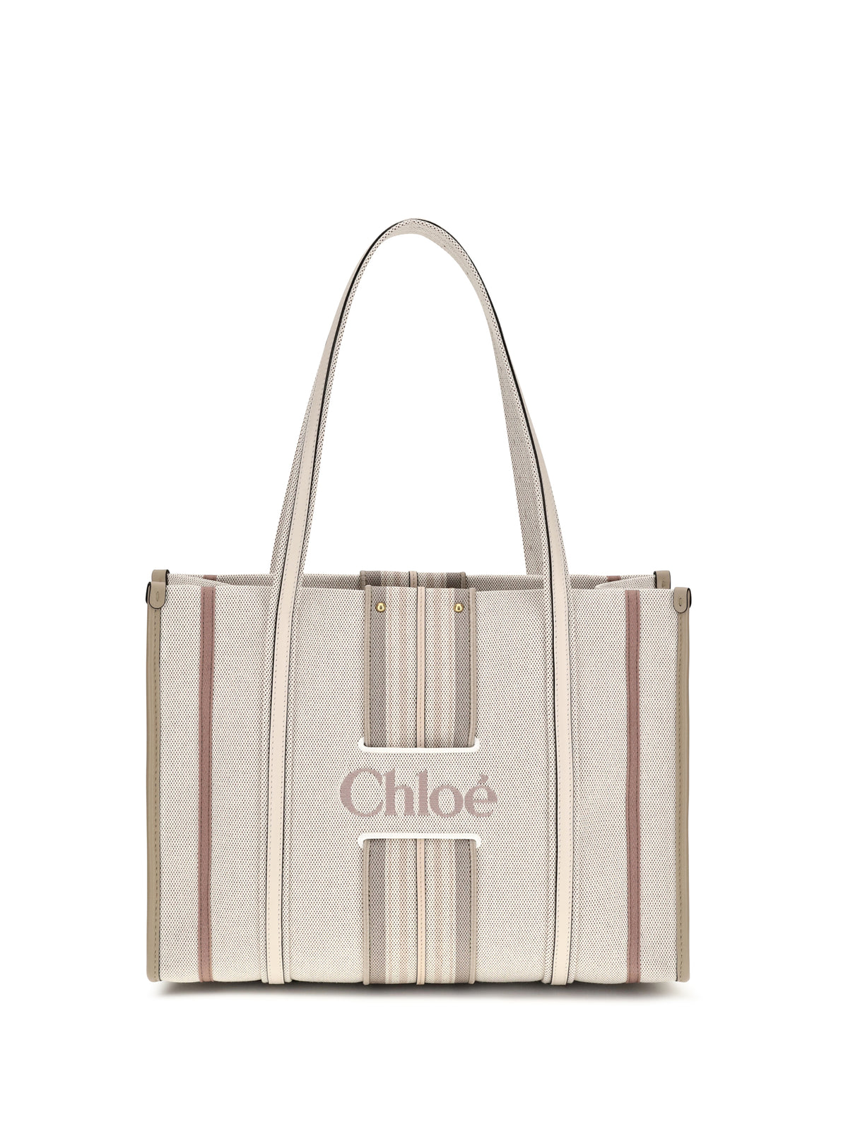 Chloé Women Woody Loop Canvas Tote Bag CHLOE