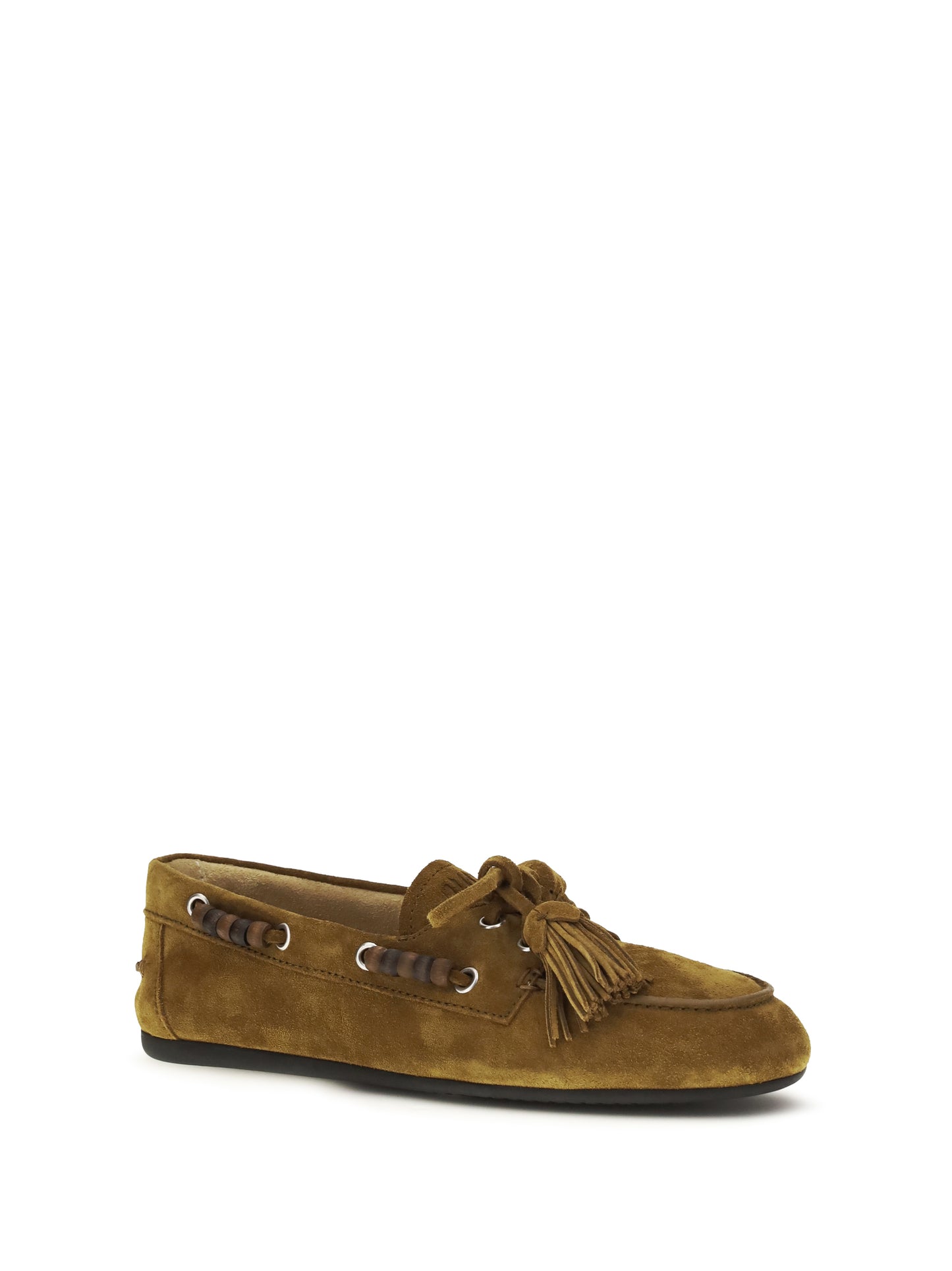 Miu Miu Women Boat Suede Loafers MIU MIU