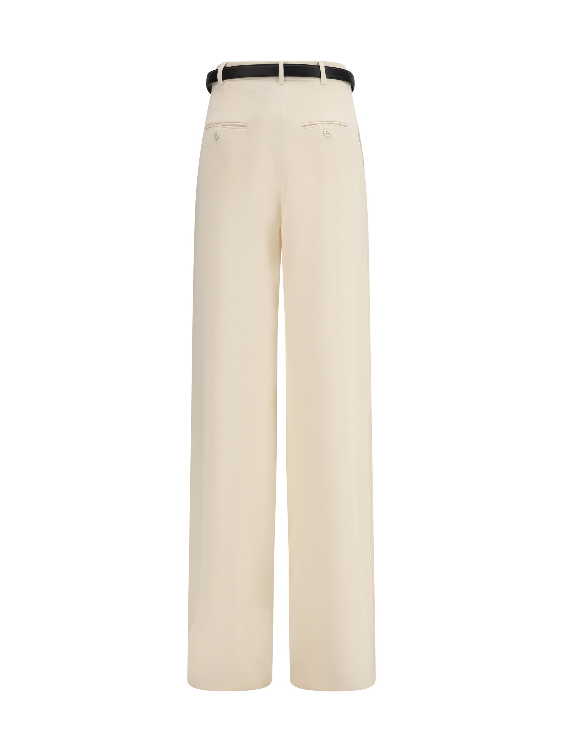 Max Mara Studio Women Elegant Pants With Belt MAX MARA STUDIO