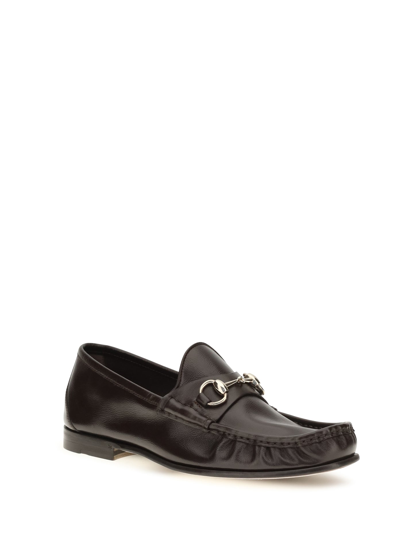 Gucci Men Lugano Leather Loafers GUCCI