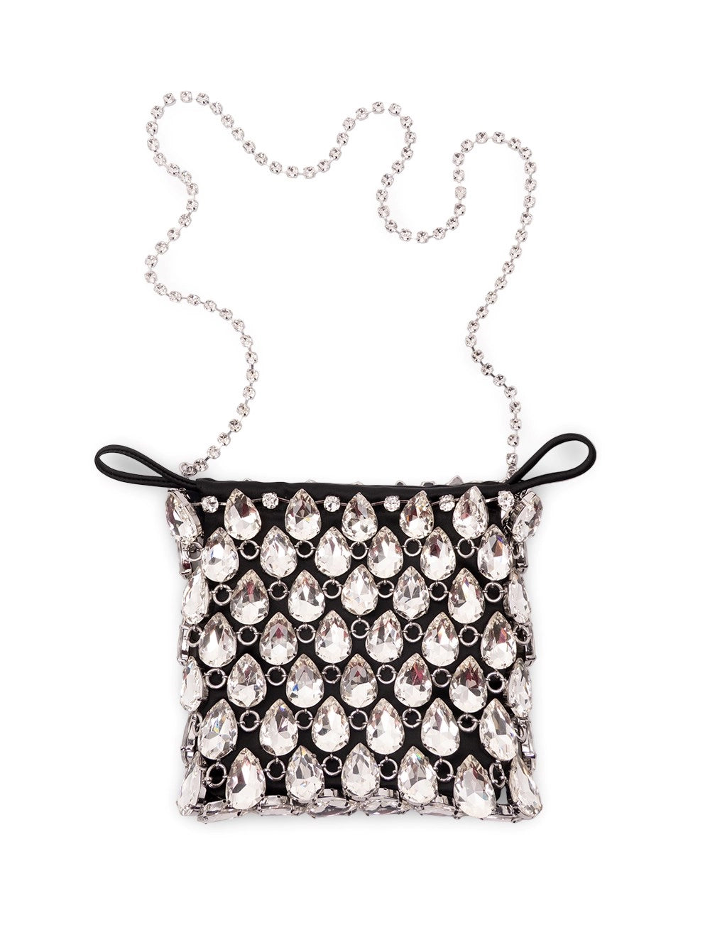 Self-Portrait Women Crystal Chainmail Mini Bag SELF-PORTRAIT