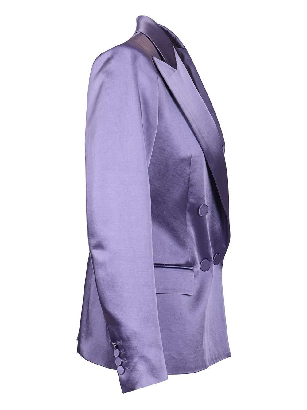 Dries Van Noten Women Blazer In Shiny Satin DRIES VAN NOTEN