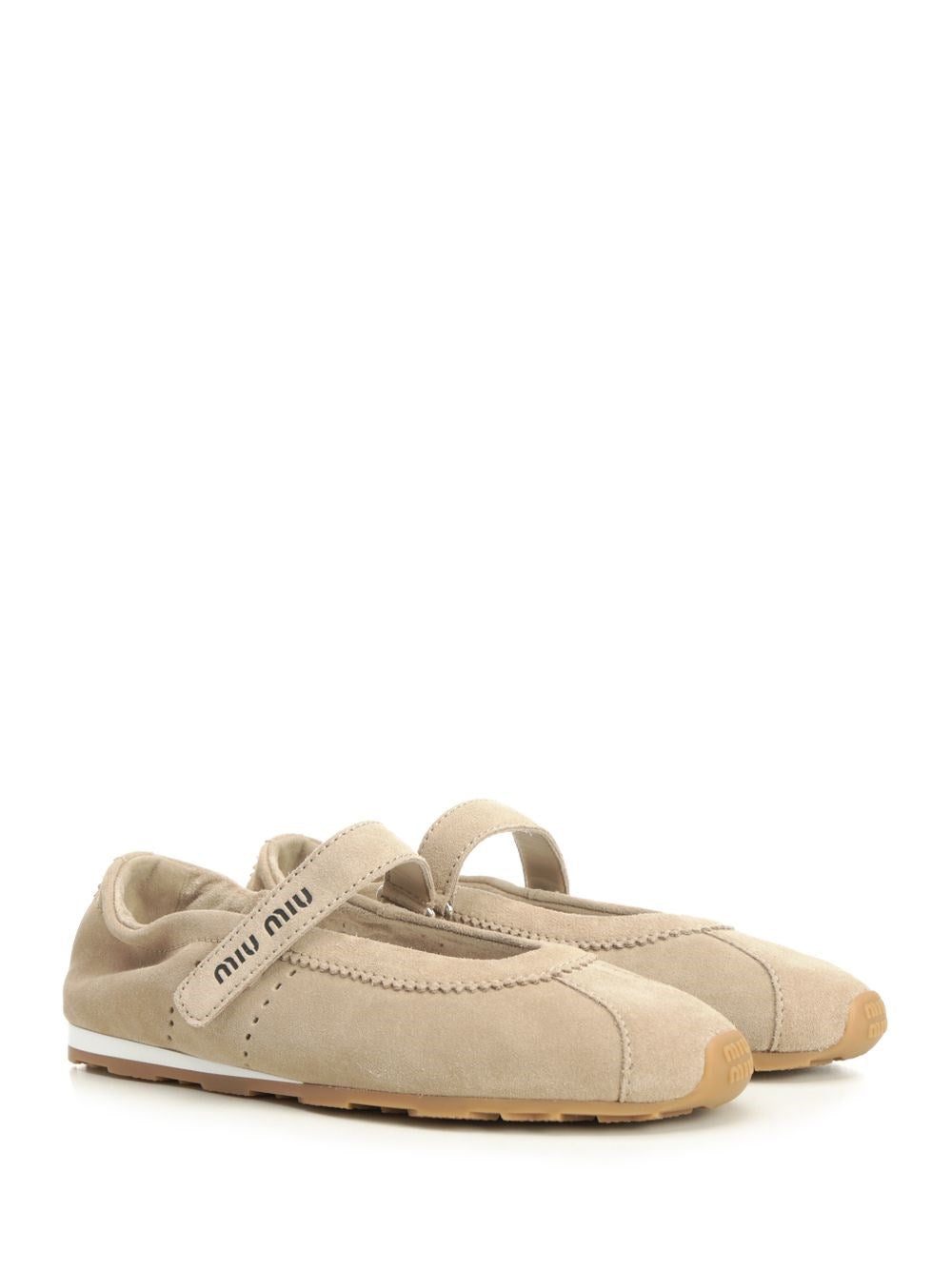 Miu Miu Women “Plume” Suede Ballerinas MIU MIU