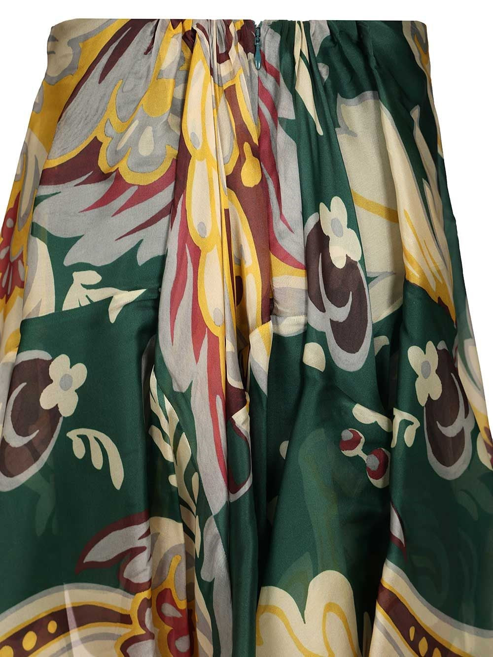 Etro Women Asymmetrical Midi Skirt ETRO