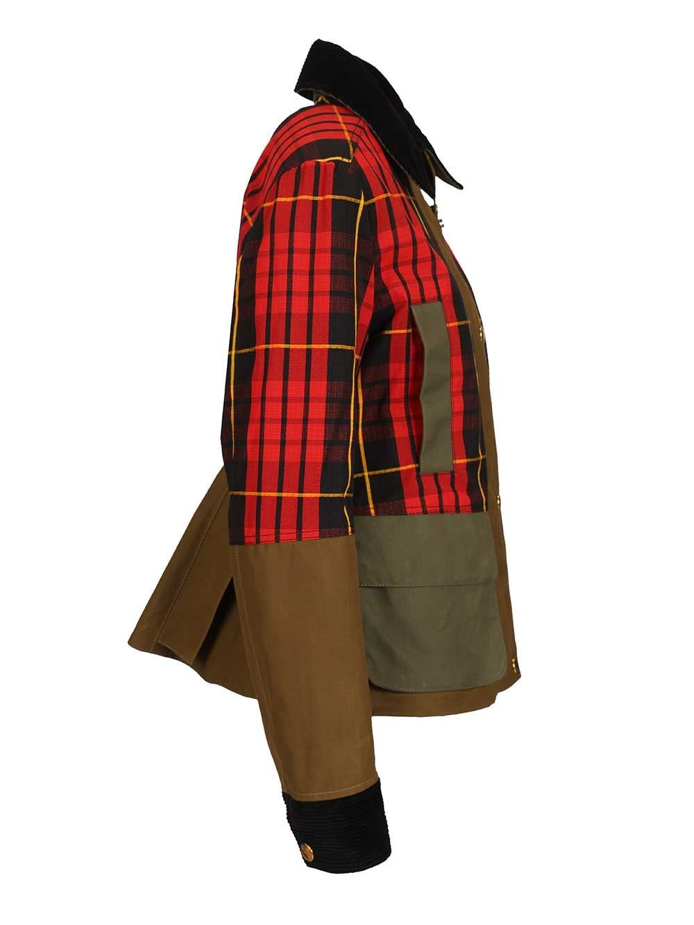 Mcqueen Women Tartan Ripstop Jacket ALEXANDER MCQUEEN