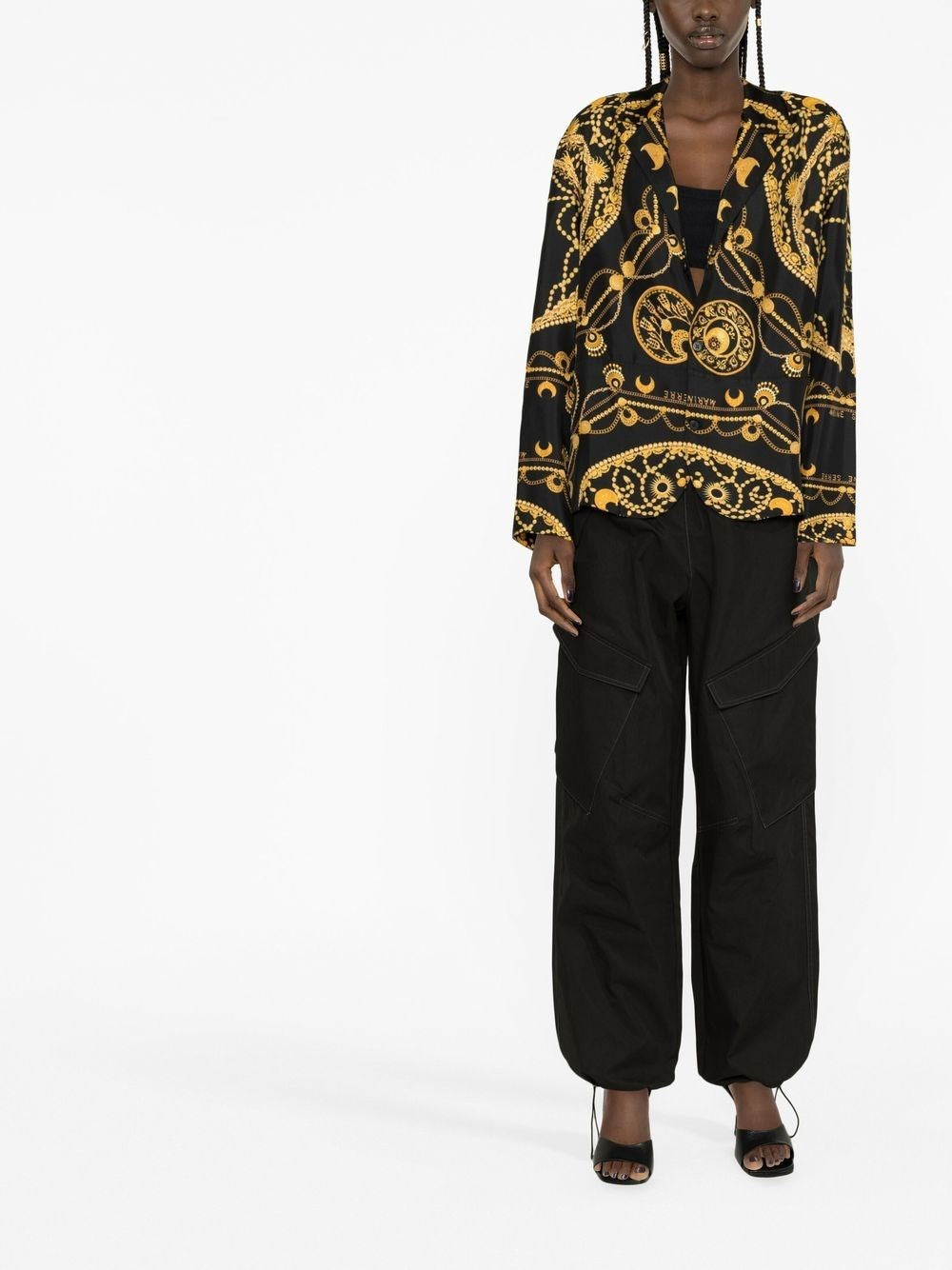 Marine Serre Women "Ornament Jewelry" Shirt MARINE SERRE