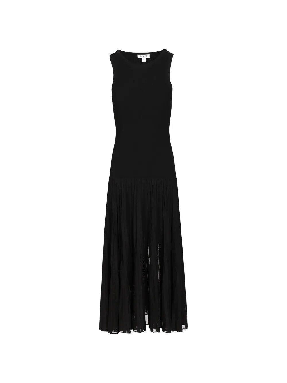 Alaïa Women Pleated Sheer Dress ALAIA