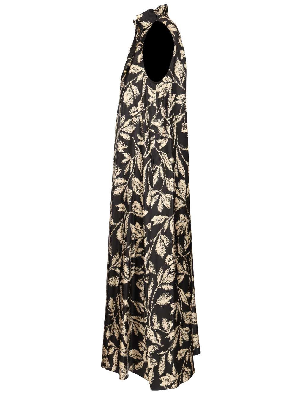 Max Mara Women Printed Silk Twill Dress MAX MARA