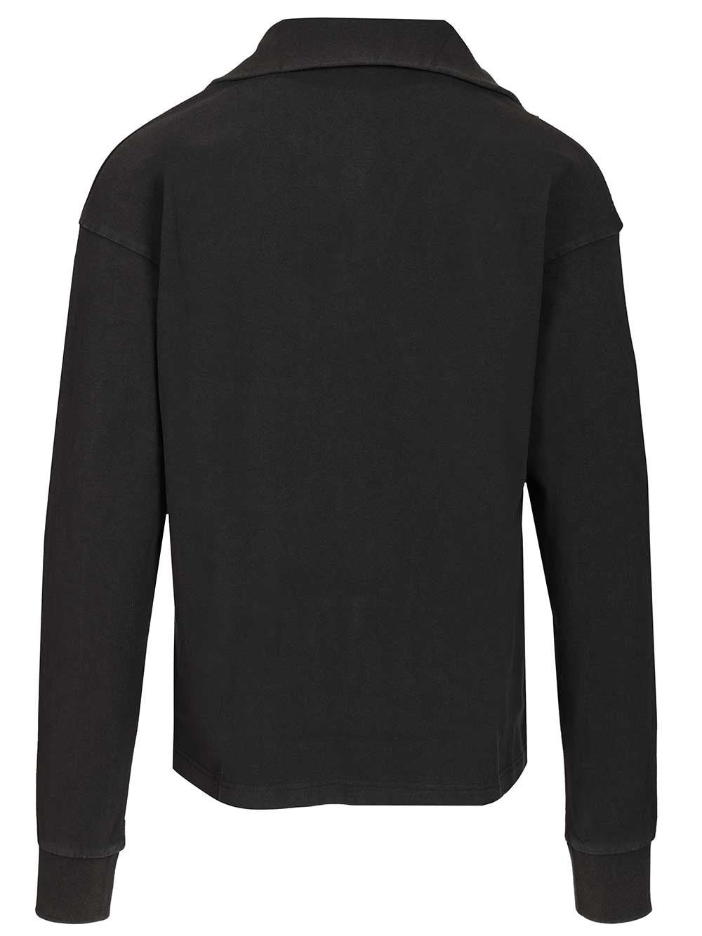 Acne Studios Men Half-Zip Sweatshirt With Logo ACNE STUDIOS