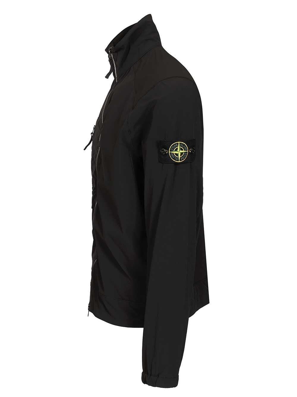 Stone Island Men Stretch Nylon Tech Fleece Overshirt STONE ISLAND