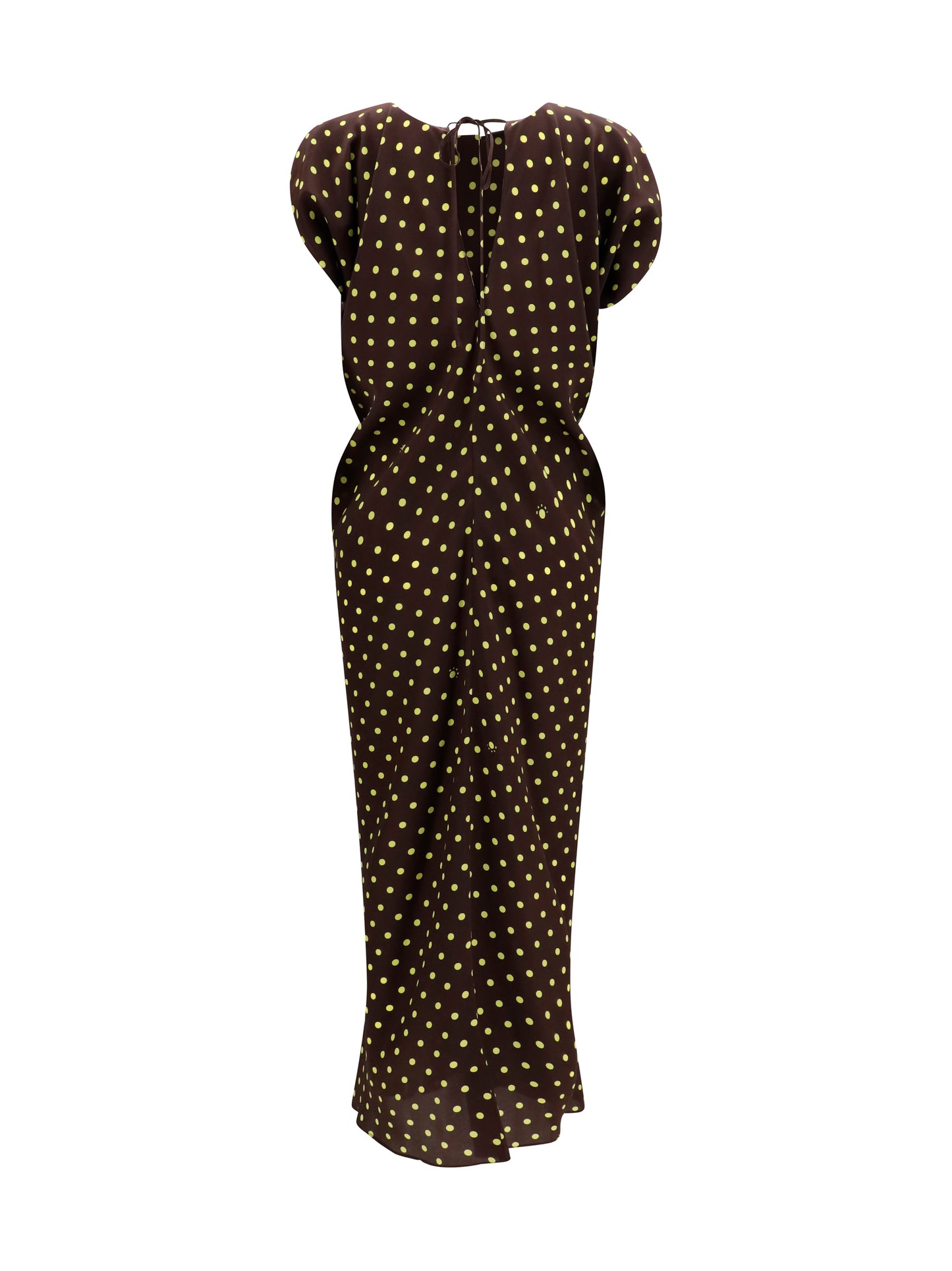 Marni Women Printed Polka Dot Crepe Dress MARNI