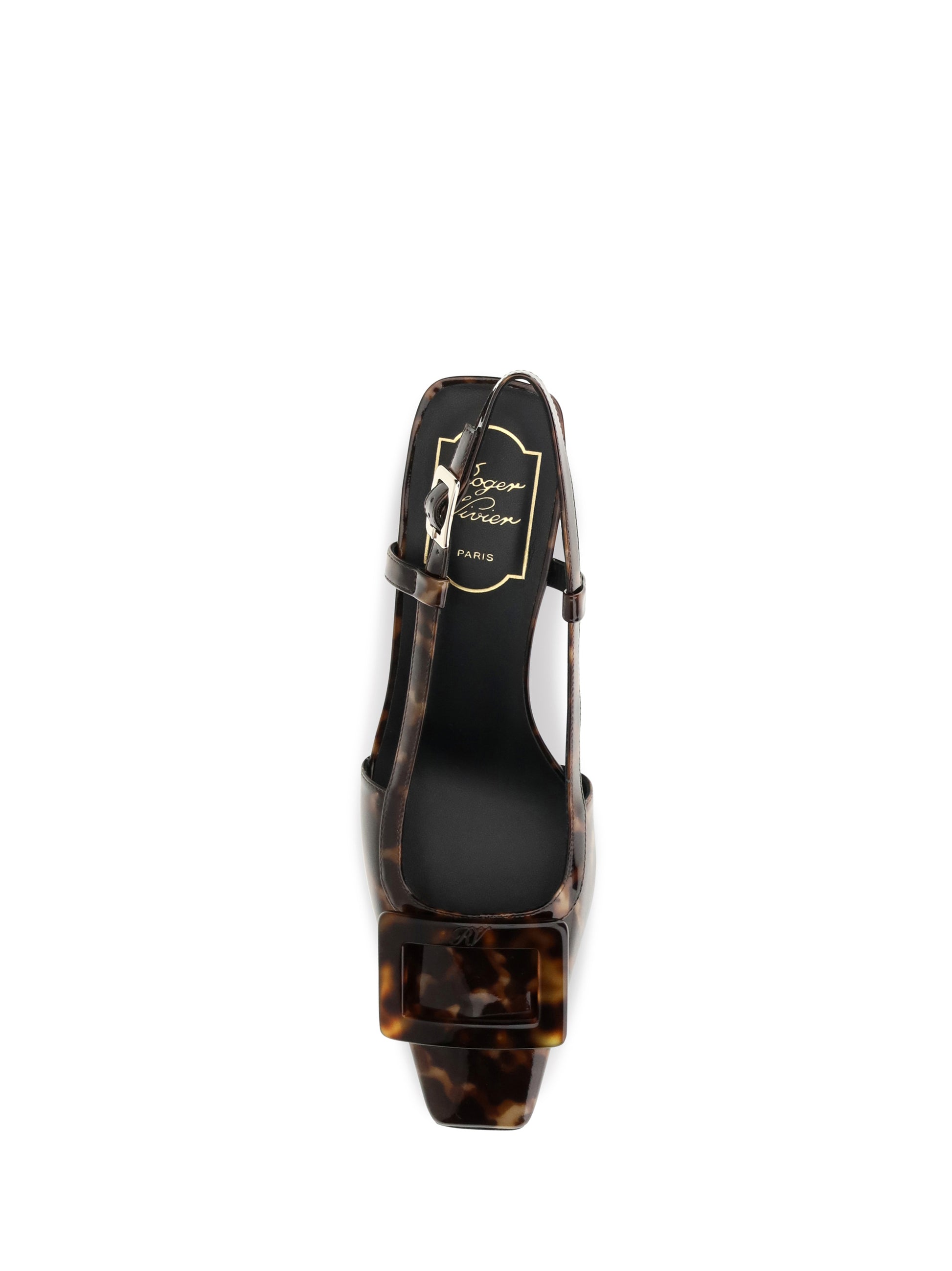 Roger Vivier Women Tortoiseshell Belle Vivier Slingback Pumps ROGER VIVIER