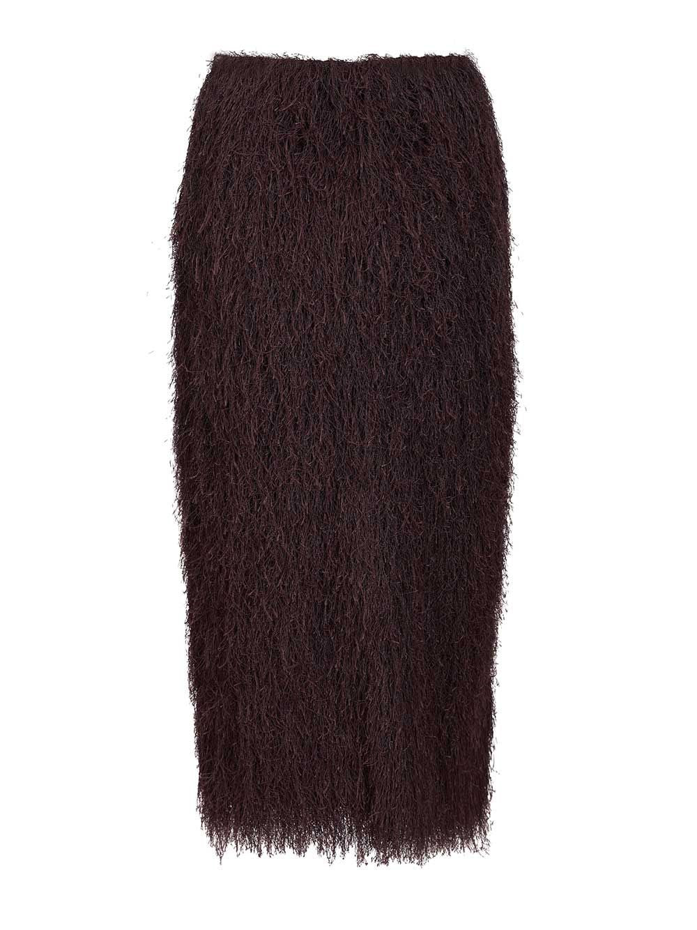 Dries Van Noten Women Sokna Skirt With Fringe DRIES VAN NOTEN