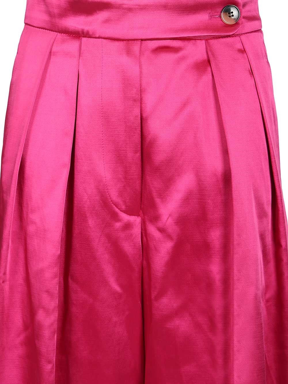 Dries Van Noten Women Wide Pink Trousers DRIES VAN NOTEN