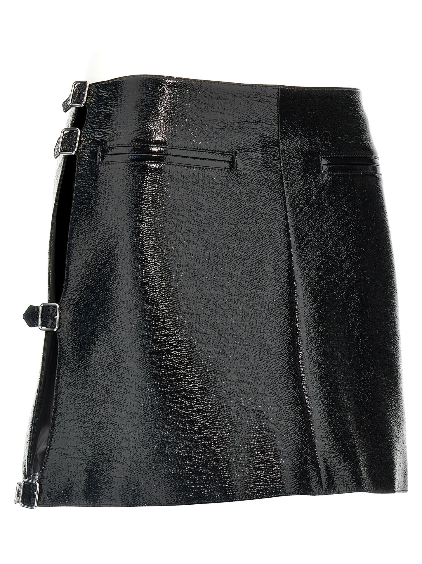 Courreges Women 'Mini Multi Sangle Vinyl' Skirt COURREGES