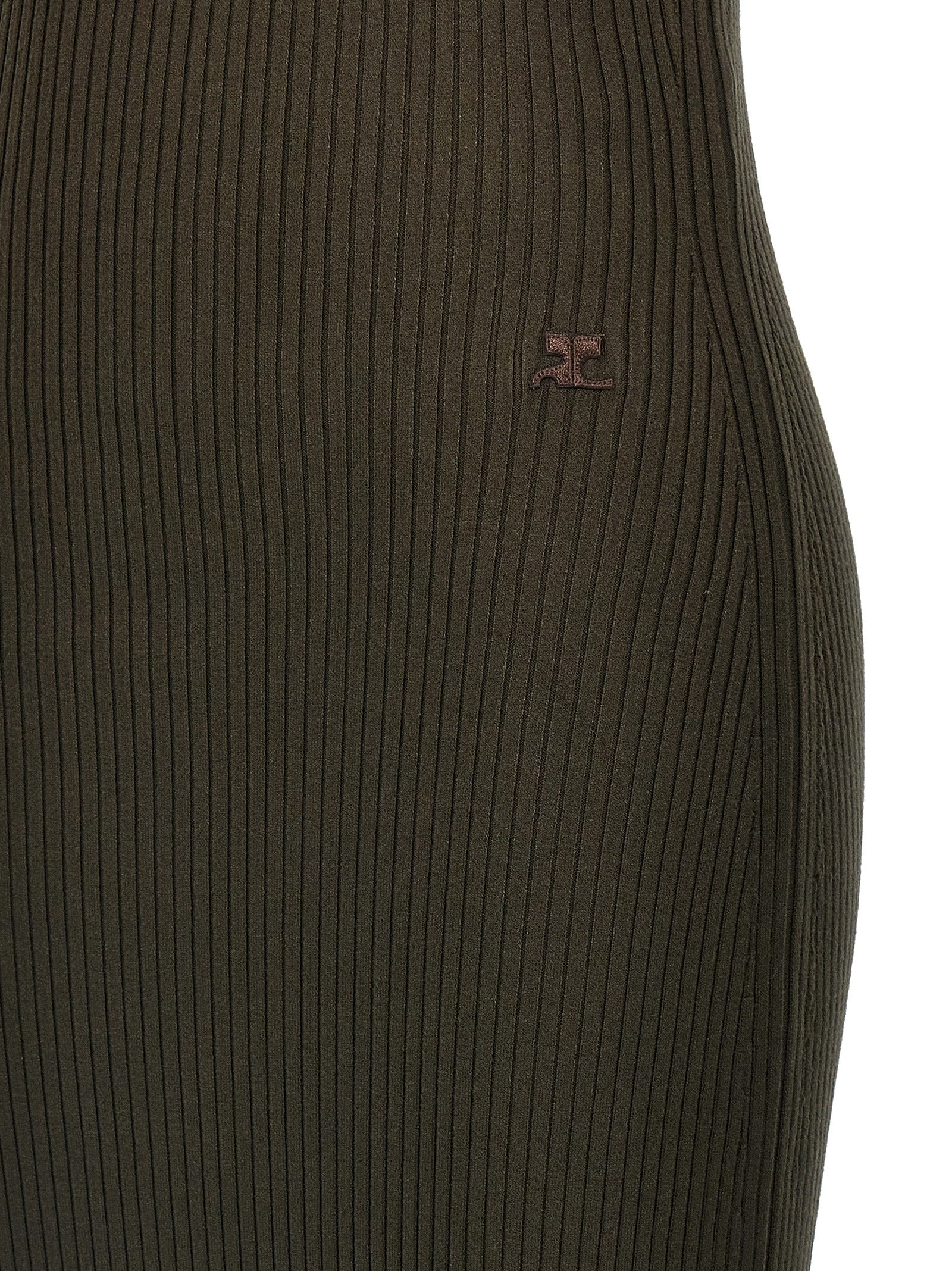 Courreges Women 'Twist Rib Knit Long' Dress COURREGES