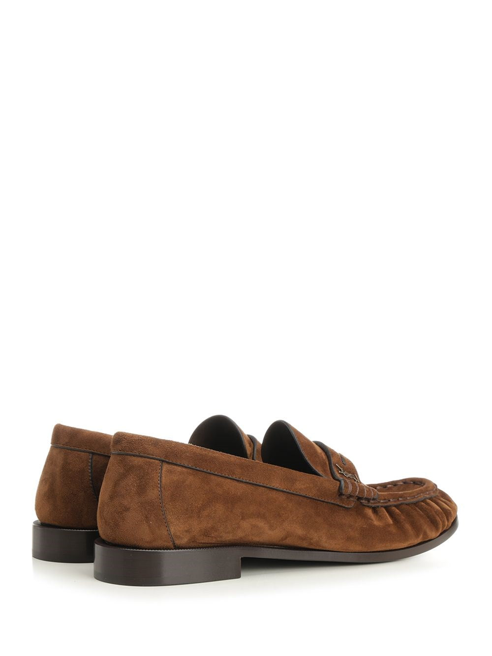 Saint Laurent Men Le Loafer Suede Moccasin SAINT LAURENT