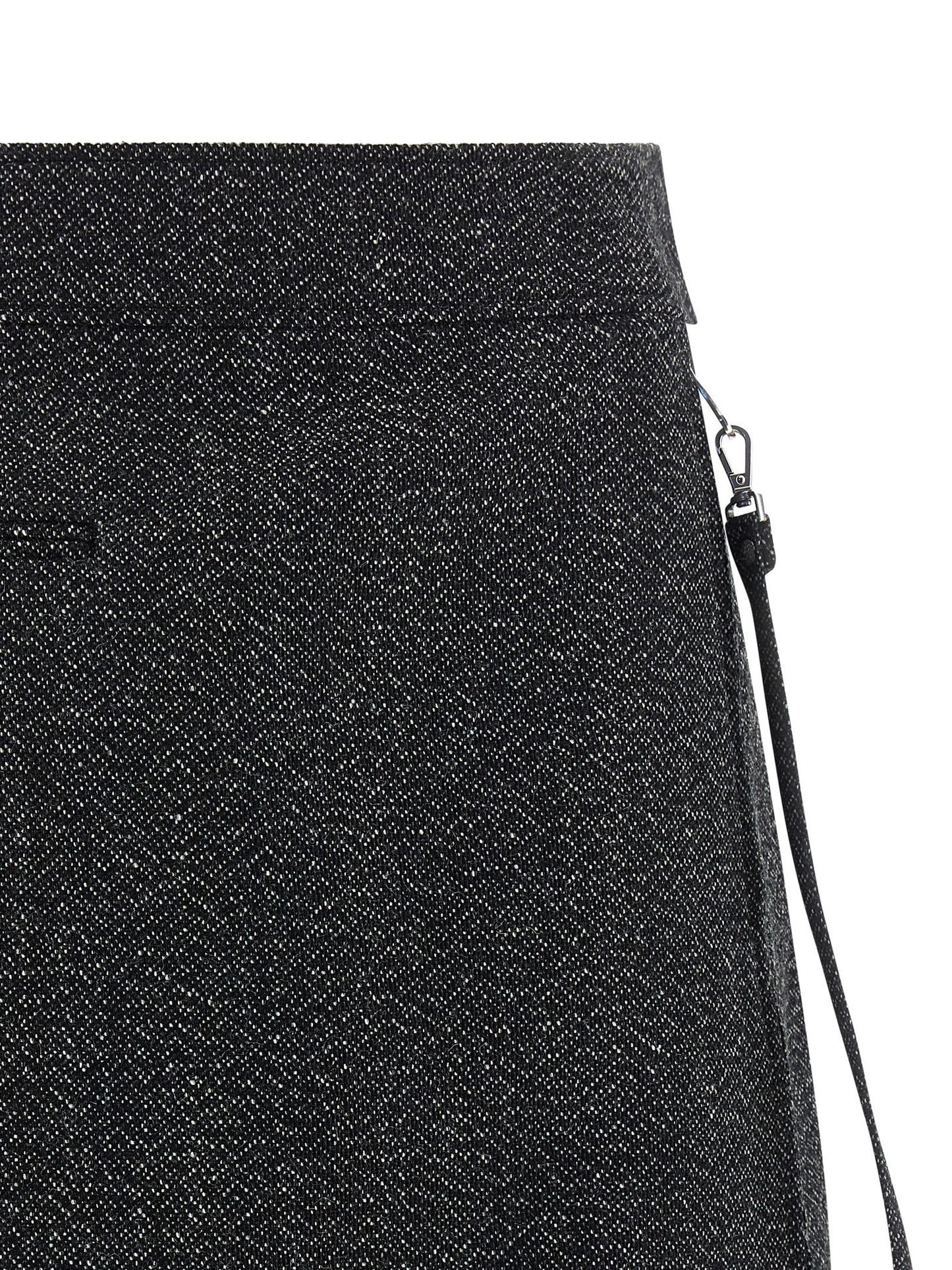 Courreges Women 'Zipped Caviar Mini' Skirt COURREGES
